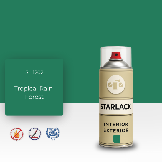 STARLACK SL 1202 TROPİCAL RAİN FOREST SPREY BOYA 400 ML STARLACK SL 1202 TROPİCAL RAİN FOREST SPREY BOYA 400 ML