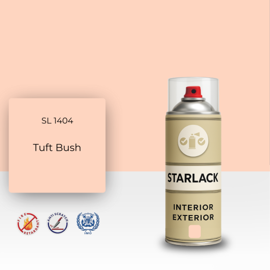 STARLACK SL 1404 TUFT BUSH SPREY BOYA 400 ML STARLACK SL 1404 TUFT BUSH SPREY BOYA 400 ML