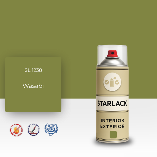 STARLACK SL 1238 WASABİ SPREY BOYA 400 ML STARLACK SL 1238 WASABİ SPREY BOYA 400 ML