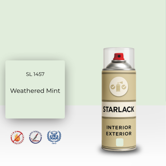 STARLACK SL 1457 WEATHERED MİNT SPREY BOYA 400 ML STARLACK SL 1457 WEATHERED MİNT SPREY BOYA 400 ML