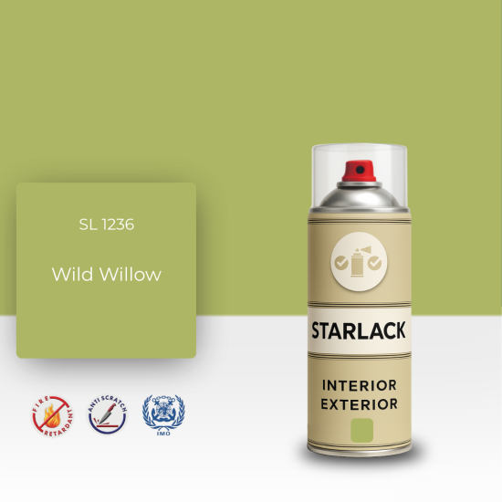 STARLACK SL 1236 WİLD WİLLOW SPREY BOYA 400 ML STARLACK SL 1236 WİLD WİLLOW SPREY BOYA 400 ML